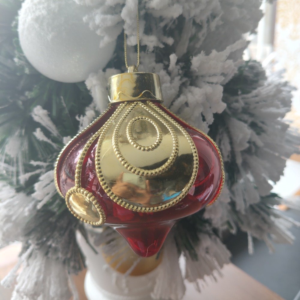 Decorative Christmas  RED\GOLD Ball for Christhmas Decoration thumbnail 1